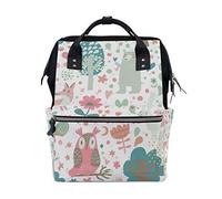 MONTOJ Sac à Dos en Toile Motif Animaux dans la forêt