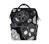 MONTOJ Sac à Dos en Toile Motif crâne