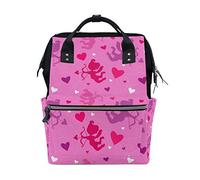 MONTOJ Sac à Dos en Toile Motif Cupids and Love Hearts