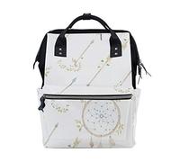 MONTOJ Sac à Dos en Toile Motif flèches Aquarelle et Attrape-rêves