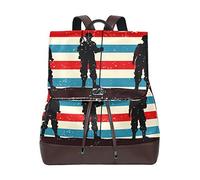 MONTOJ Sac à Dos Motif Soldat américain avec Drapeau