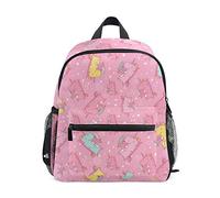MontoJ Sac à livres licornes rose