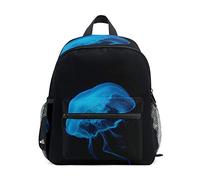 MontoJ Sac de voyage avec motif poisson Bleu
