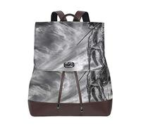 MONTOJ Sac de voyage en cuir Chevalier Ancient et Cheval de guerre Sac à dos Campus