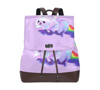 MONTOJ Sac de voyage en cuir Motif licorne étrange