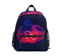 MontoJ Sac de voyage pliable Motif méduse Rouge