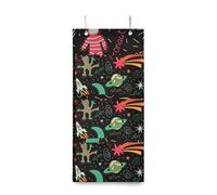 MONTOJ Saturn Moon Sun Comet Organiseur de porte pour salle de bain