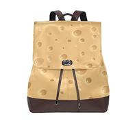 MONTOJ Yummy Fresh Cheese cuir Sac de voyage Campus Sac à dos