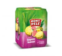 MONTPELE Boissons à l'ananas et la goyave - 4 x 50 cl