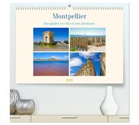 Montpellier - Escapades en ville et aux alentours (Calendrier mural 2026 DIN A2 vertical) calendrier de bureau: Découvrez Montpellier et sa région : ... envoûtant de soleil, de culture et de nature