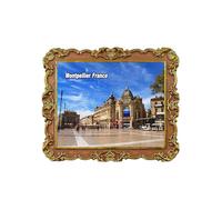 Montpellier France Aimant de réfrigérateur 3D Souvenir de voyage Décoration de réfrigérateur Autocollant magnétique Craft Collection