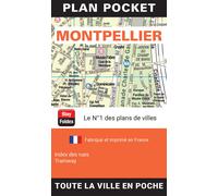 Montpellier, Hérault - Plan de ville "pocket" | Blay Foldex