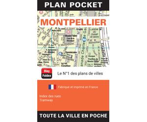 Montpellier, Hérault - Plan de ville "pocket" | Blay Foldex - 2023