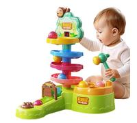 Montrant le jouet frappé, frappez les jouets de balle pour jeunes , jouet interactif de développement précoce - Les quatre niveaux suivent le jeu des coups