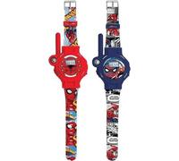 Montre 2 en 1 Walkie-Talkie SpiderMan 200m - LEXIBOOK - Rouge - Pour Enfant des 3 ans - Licence Spiderman