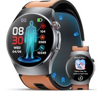 Montre 2026 Connectée avec Tensiomètre à Pompe d’Air Précision/ECG/HRV/IMC