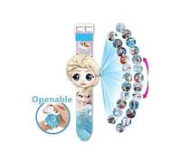 Montre 3D Projection numérique Delicate Frozen Elsa Princesse cadeaux de Noël pour enfants jouets