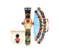 Montre 3D Projection numérique Delicate Iron Man cadeaux de Noël pour enfants jouets
