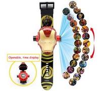 Montre 3D Projection numérique Delicate Iron Man cadeaux de Noël pour enfants jouets G