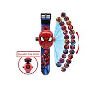 Montre 3D Projection numérique Spider Man cadeaux de Noël pour enfants jouets