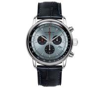 Montre - 8886-2 - Homme - Acier inoxydable - Cuir - Chronographe - Étanchéité 5 bars