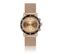 Montre Ã bracelet en maille Marc Lauder Granada Rose 38 mm