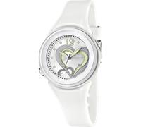 Montre Fille Calypso K5576-1 - Bracelet Silicone Blanc Blanc