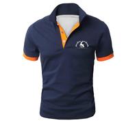 Montre à main pour homme - Chemise d'été pour homme - Chemise à manches courtes pour le quotidien - Coupe ample avec bouton - Parfait pour le printemps et l'été - Lavable en machine - Confortable et