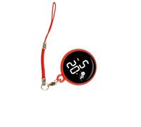 Montre à pendentif avec écran tactile - Portable - Pour enfants - Numérique - Pour sac à dos ou ceinture, Rouge
