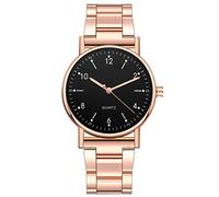 Montre à quartz à cadran haut de gamme Lumineuse en acier inoxydable pour femme Montre de loisirs Montre pour femme Presse en verre, b, taille unique
