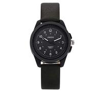 Montre à quartz analogique pour homme avec bracelet en cuir et boîtier en alliage - Cadran numérique - Montre élégante pour homme d'affaires - Montre de marque pour femme, gris, taille unique