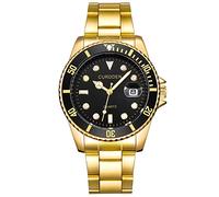 Montre à quartz analogique pour homme avec date et affichage de la date Tw206d, doré, taille unique