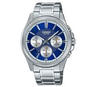 Montre à quartz Bleu Cadran Casio Enticer MTP-1375D-2A1 Pour des hommes