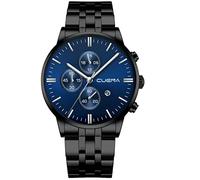 Montre à quartz en acier inoxydable pour homme, b, taille unique