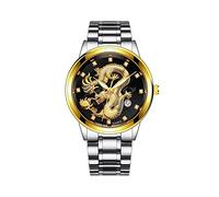 Montre à quartz en acier inoxydable pour homme, K, taille unique