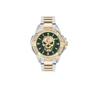 Montre à Quartz Philipp Plein The Skull, Verte, 44mm, PWAAA2825