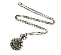 Montre à quartz pour couple - À suspendre - Pour homme et femme, bronze, taille unique