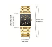Montre à quartz pour homme VA VA VOOM avec bracelet en acier inoxydable, idées cadeaux., boisson