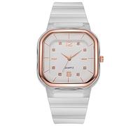 Montre à quartz tendance avec cadran pour femme, bracelet en silicone pour homme et femme, montre étudiante Srpe39, a, taille unique