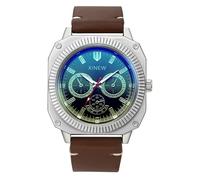 Montre à quartz tendance pour homme avec ceinture à trois yeux Décoration du commerce extérieur, C, One Size
