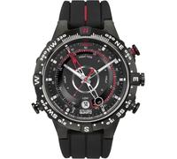 Montre à quartz Timex Intellegent pour homme T2N720 cadran noir bracelet caou...