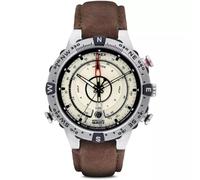 Montre à quartz Timex Intellegent pour homme T2N721 cadran crème 45 mm bracel...