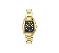 Montre à Quartz Versace Dominus Lady, PVD Or, Noir, 44,8mm x 36mm, VE8K00524