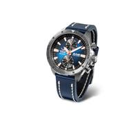 Montre à Quartz Vostok Europe Almaz, Bleu, 47 mm, Chrono, 6S11-320A675-L-BL