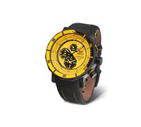 Montre à Quartz Vostok Europe Lunokhod-2, Jaune, 49 mm, Chrono, YM86-620C504