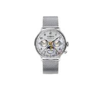 Montre à Quartz Zeppelin LZ 129 Hindenburg Moonphase Lady, Argent, 36mm, 7037M-1