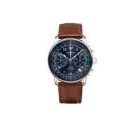 Montre à Quartz Zeppelin LZ126 Los Angeles, Bleu, 42 mm, Chronographe, 7614-3