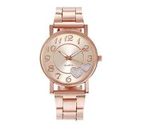 Montre à remontage top mode dernière sauvage créative ceinture maille mode femme montre, Or rose, En storlek