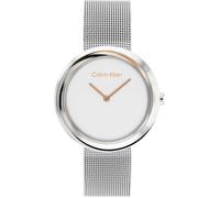 Calvin Klein Montre Analogique à Quartz pour Femme avec Bracelet milanais en Acier Inoxydable argenté - 25200011