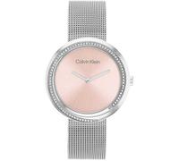Calvin Klein Montre Analogique à Quartz pour Femme Collection Twist avec Bracelet Milanais en Acier Inoxydable Argenté - 25200149
